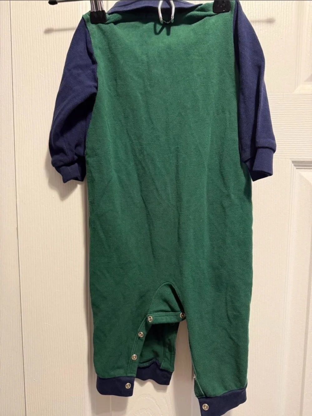 Ralph Lauren Navy, Green & Yellow Polo One-Piece